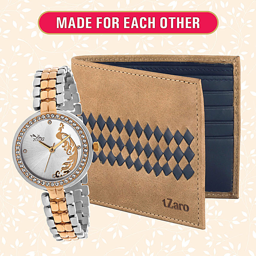 Classic Watch and Wallet Set