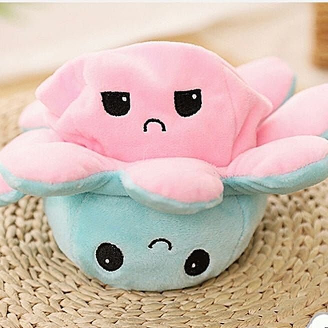 Plush Flip Pulpo Reversible Buy/Send Mood Changing Reversible
