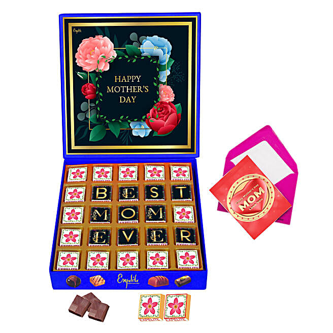 Buy/Send Personalised Best Mom Ever Chocolates & Greeting Card Online FNP