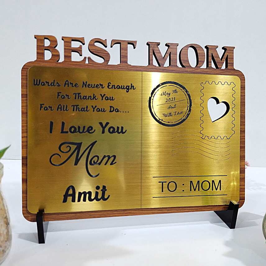 Personalised Best Mom Table Top