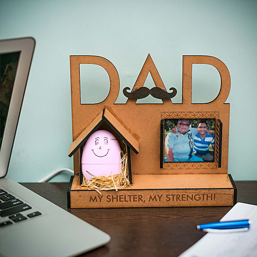 Personalised Cute Egg Lamp For Dad