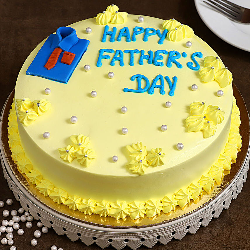 Happy Fathers Day Butterscotch Cake