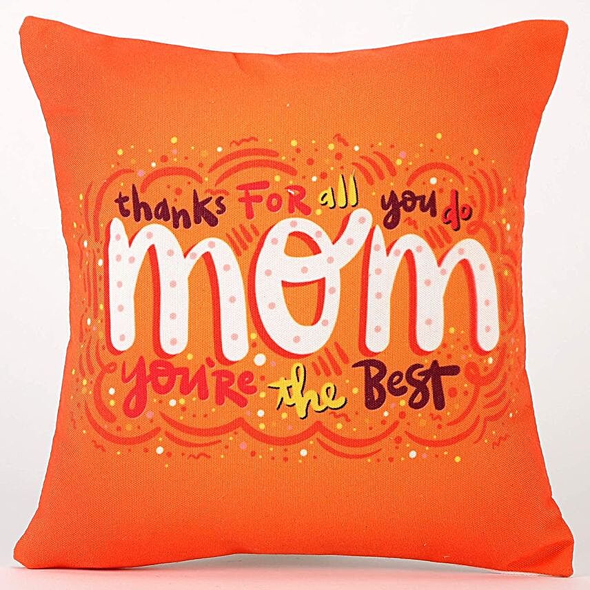 polyester thanks for all you do mom cushion