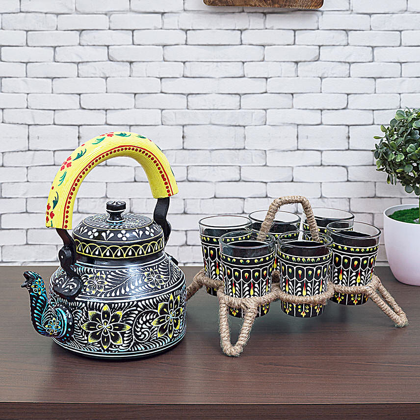 https://www.fnp.com/images/pr/l/v20210525160801/traditional-handpainted-kettle-and-6-glasses-with-stand_1.jpg