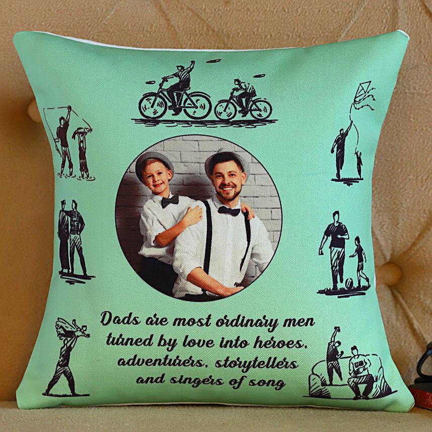 Personalised Father's Day Cushion- Hand Delivery:Fathers Day Personalised Cushions