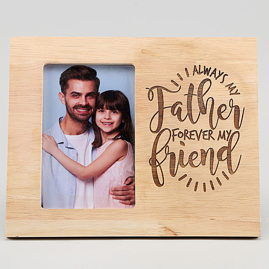 Personalised Fathers Day Wooden Frame