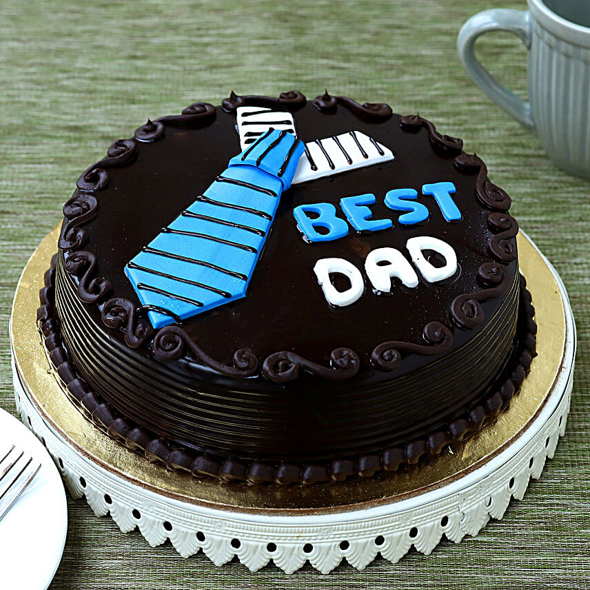 Best Dad Truffle Cake Eggless 2 Kg