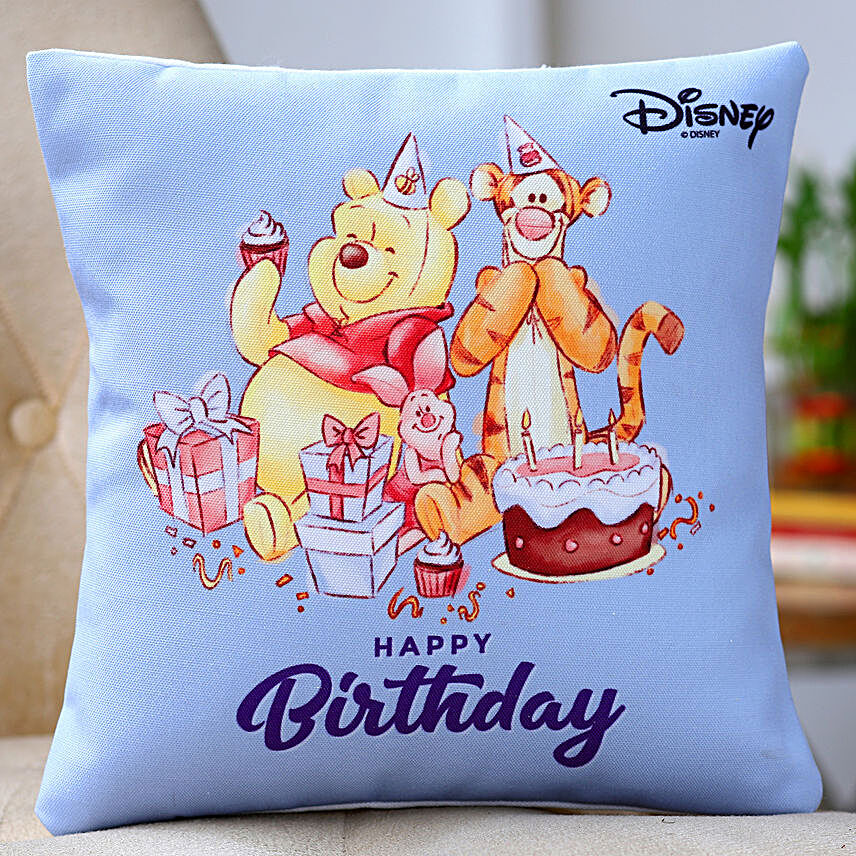 Disney Happy Birthday Printed Cushion