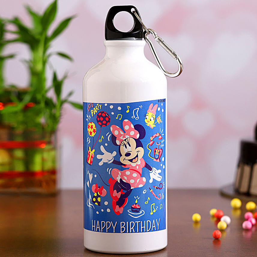 Disney Minnie Mouse Birthday Water Bottle