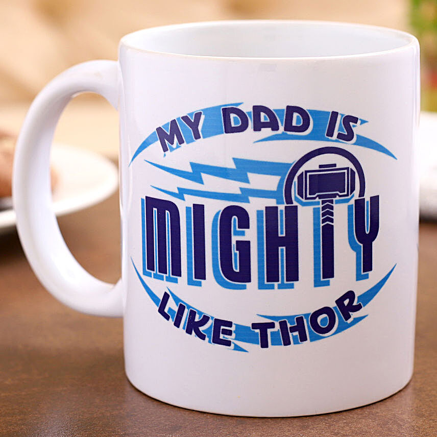 Marvel My Dad Is Mighty Like Thor Mug