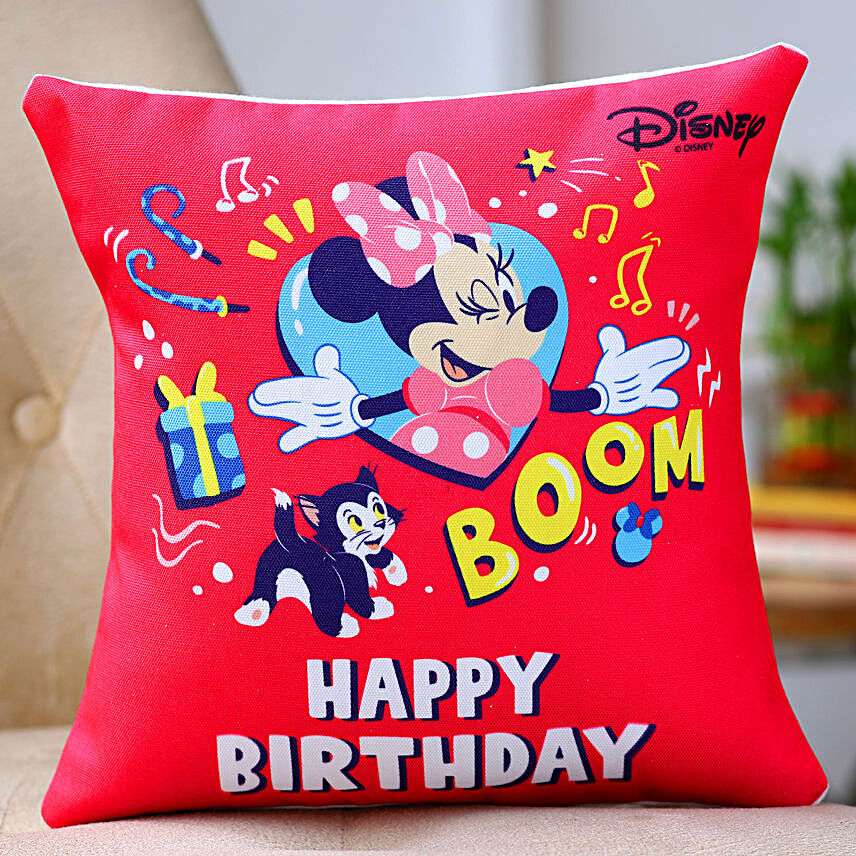 Minnie Mouse Birthday Blast Cushion