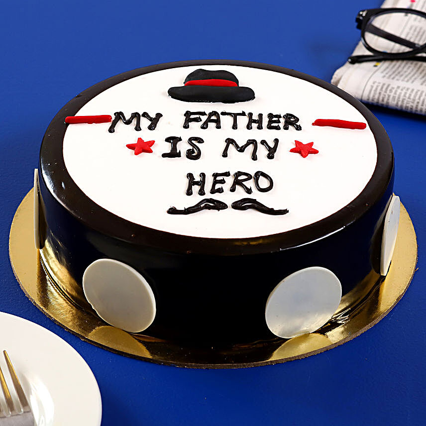 My Father My Hero Chocolate Cake