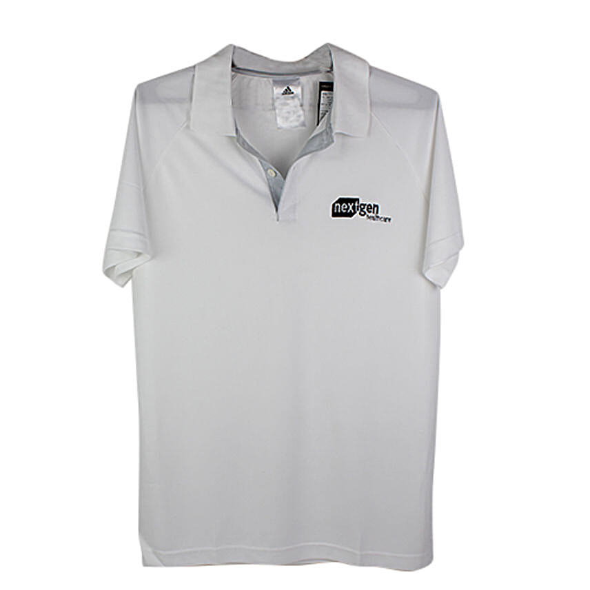 Adidas Polo White Tshirts - Buy Adidas Polo White Tshirts online in India