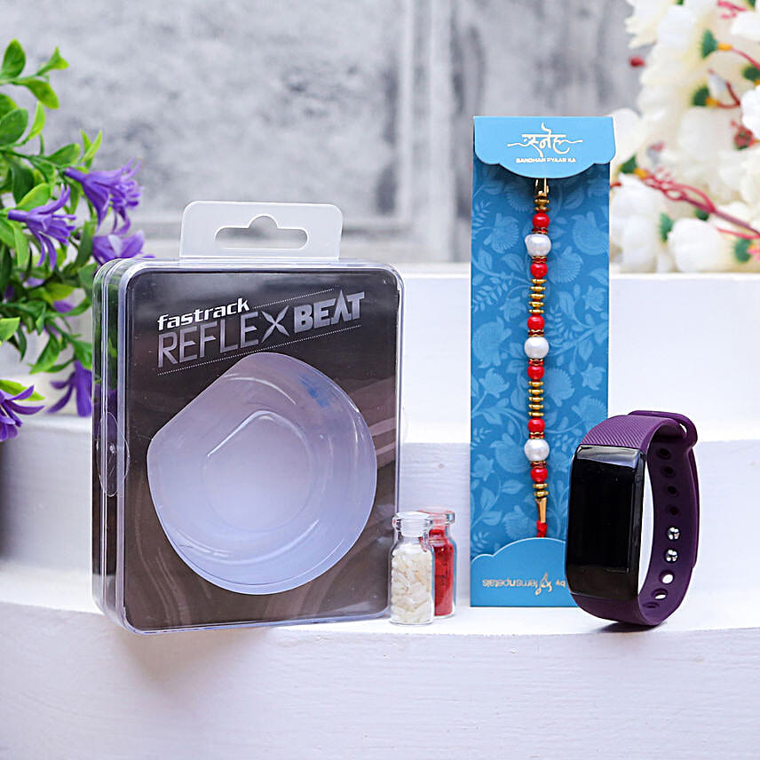 Reflex beat purple smart band with active heart online rate monitor