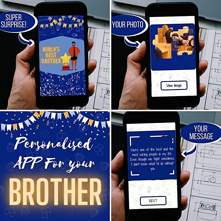 Rakhi Surprise Personalised APP For Brother