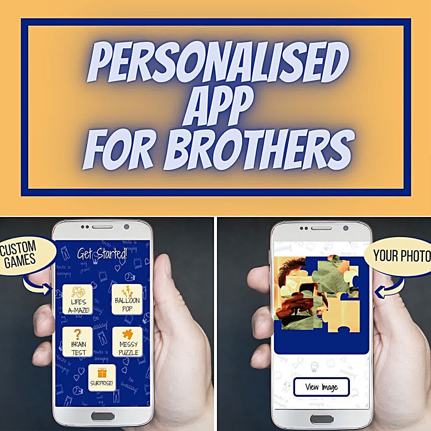 Unlock Rakhi Personalised Game App For Brother