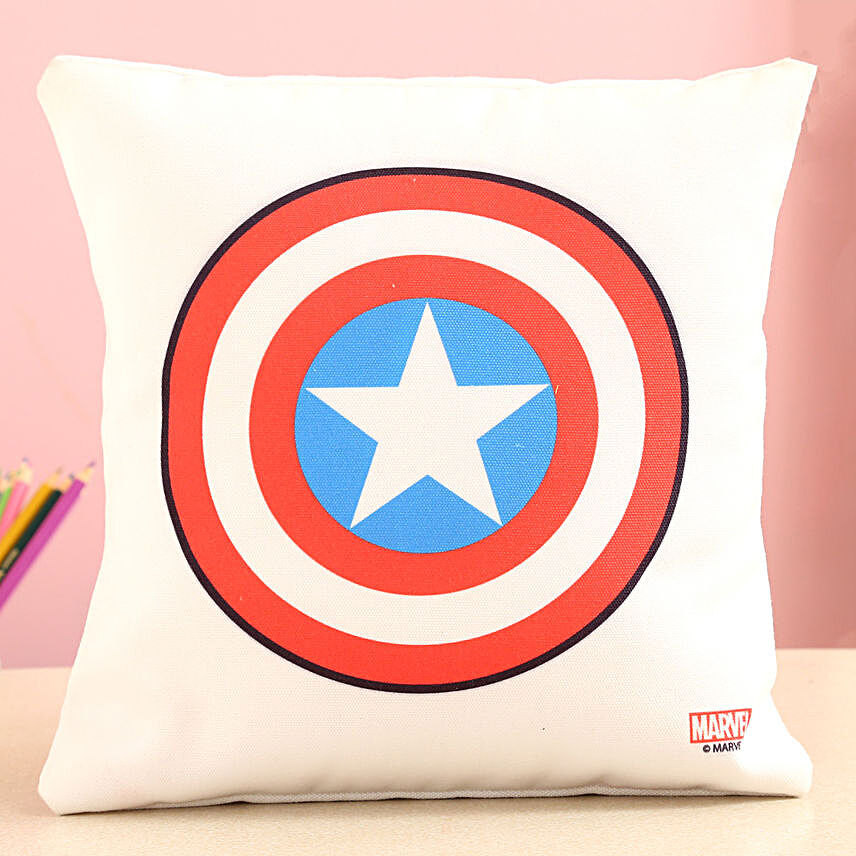 Marvel Captain America Shield Cushion:Disney Gifts