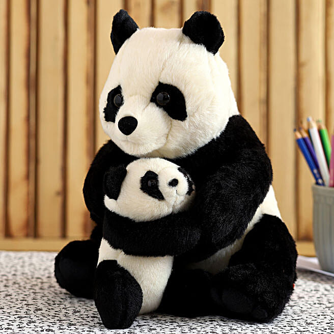Buy/Send Wild Republic Mom Baby Panda Soft Toy Online- FNP