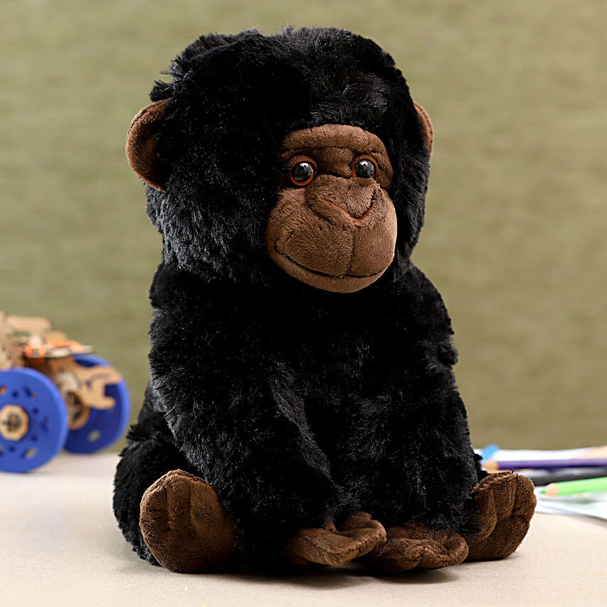 Wild Republic Black Baby Gorilla Soft Toy