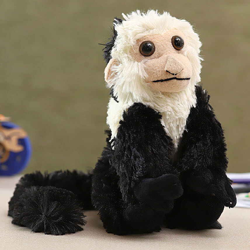 Wild Republic Black Plush Capuchin Soft Toy