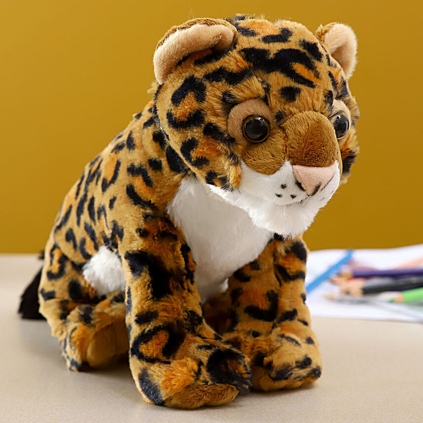 Wild Republic Plush Baby Leopard Soft Toy:Plush Soft Toys