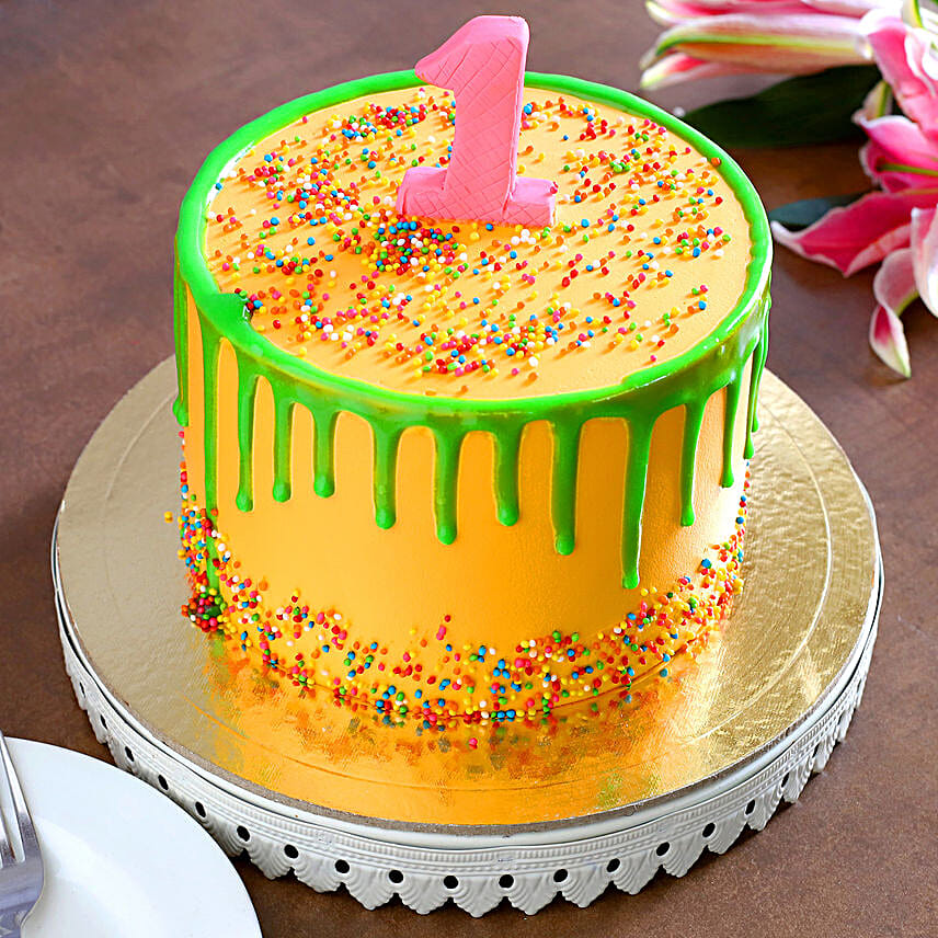 Buy Send Yummy Mango Cake Half Kg Online Fnp