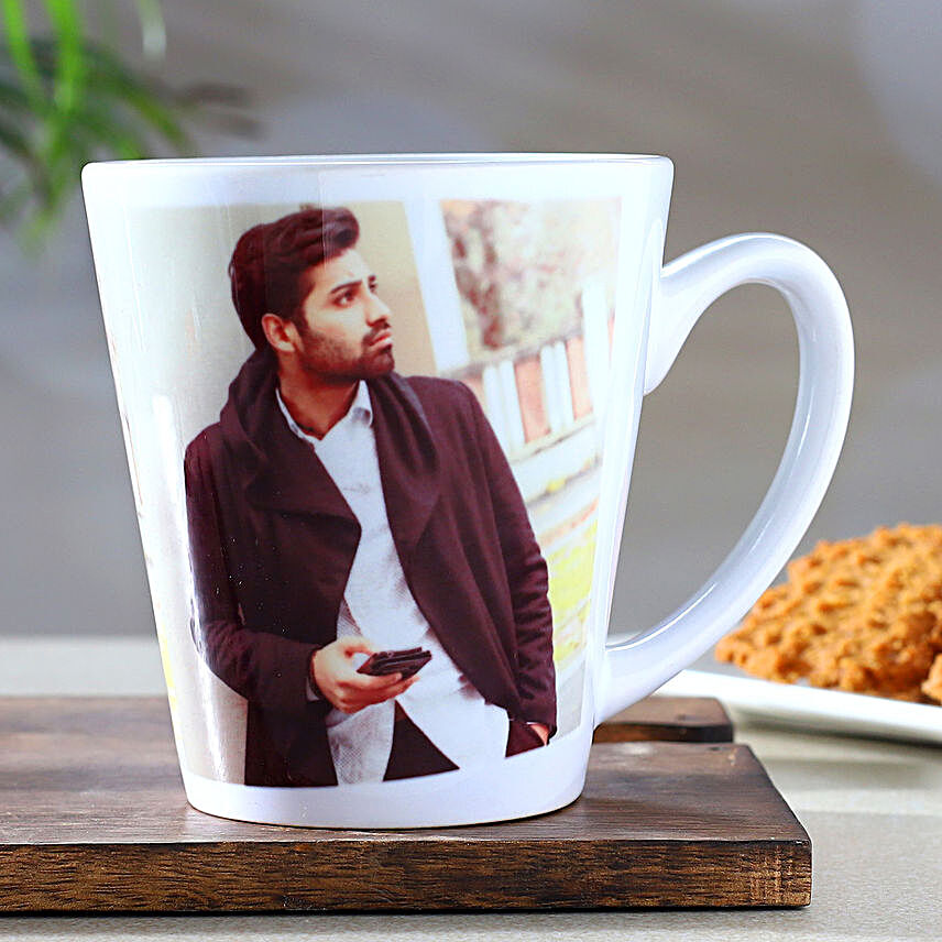Personalised White Conical Mug:Gifts for Boyfriend