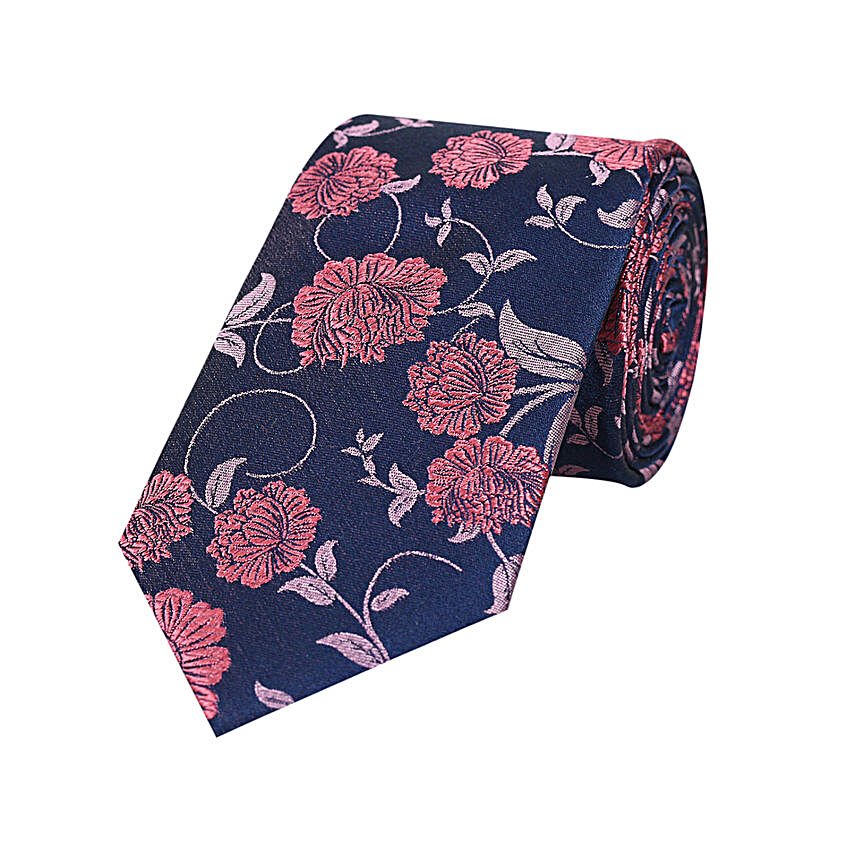 Multicoloured Floral Silk Necktie