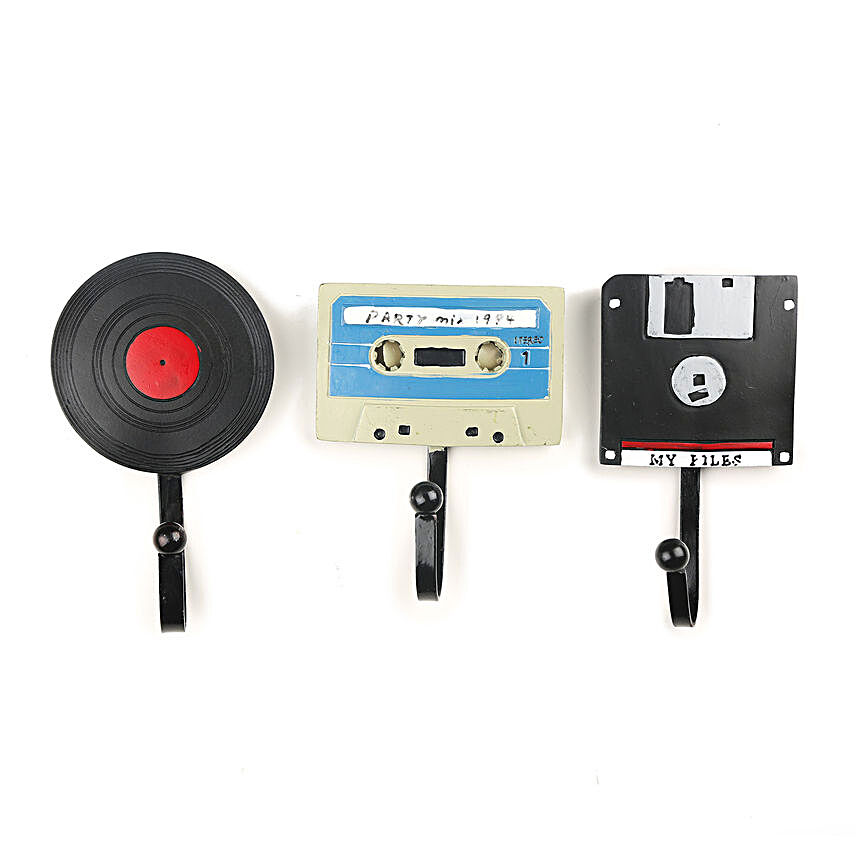 Retro Cassette Hooks - Set of 3