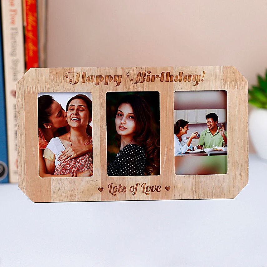 Happy Birthday Personalised Photo Frame:Personalised Engraved Gifts