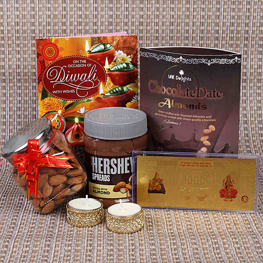 Blissful Diwali Chocolates & Almonds Hamper