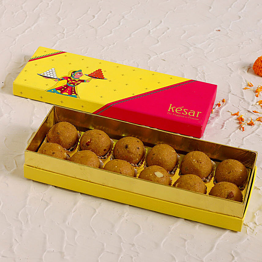 Chana Badam Laddoo Box:Bhai Duj Sweets