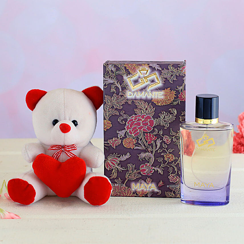 Damante Maya Perfume & Cute Teddy Bear