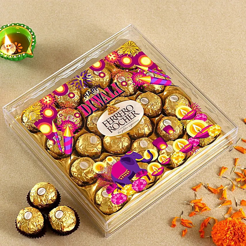 Sparkling Diwali Ferrero Rocher Box