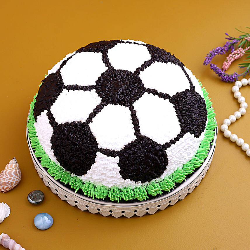 Football Theme Chocolate Cake- Eggless 1 Kg