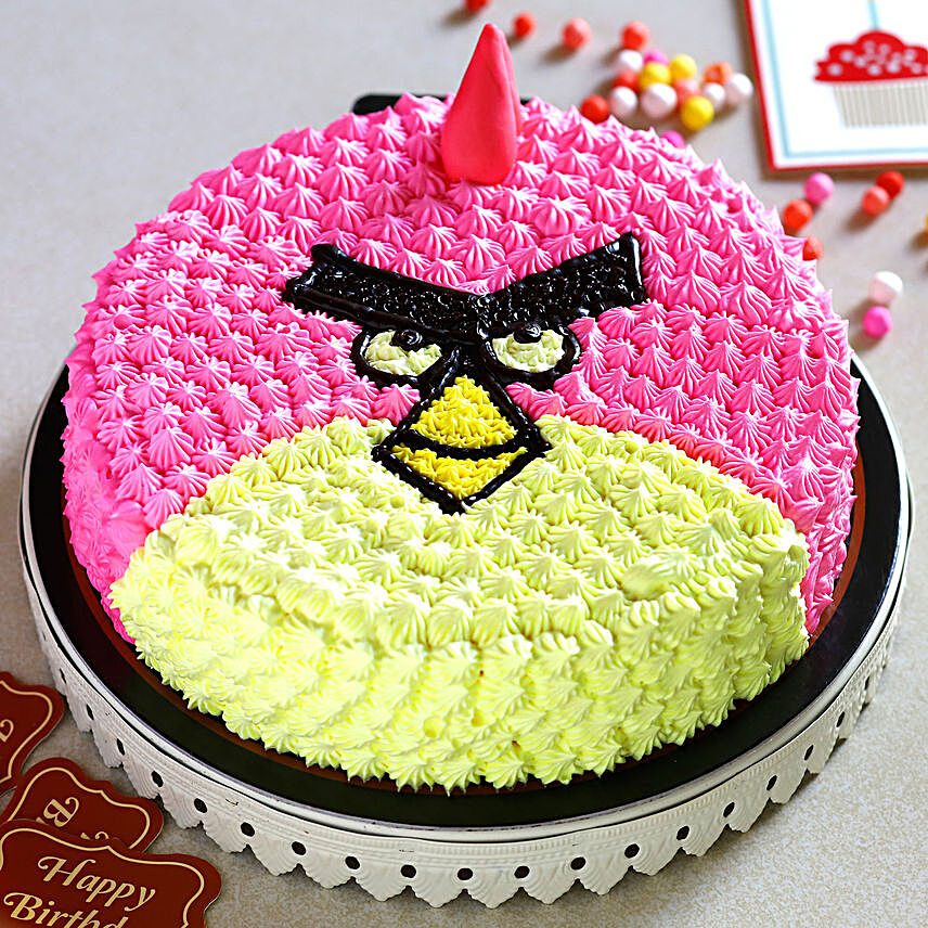 Angry Birds Chocolate Cake:Send Cartoon Cakes