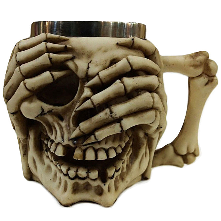 Bura Mat Dekho Skull Mug