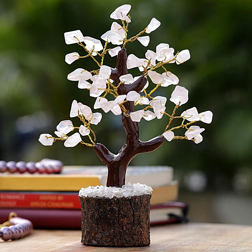 Mini Rose Quartz Wishing Tree