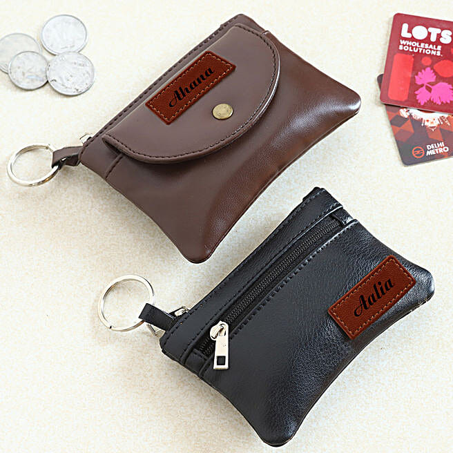 Buy/Send Set Of Personalised Coin Card Wallets Online- FNP