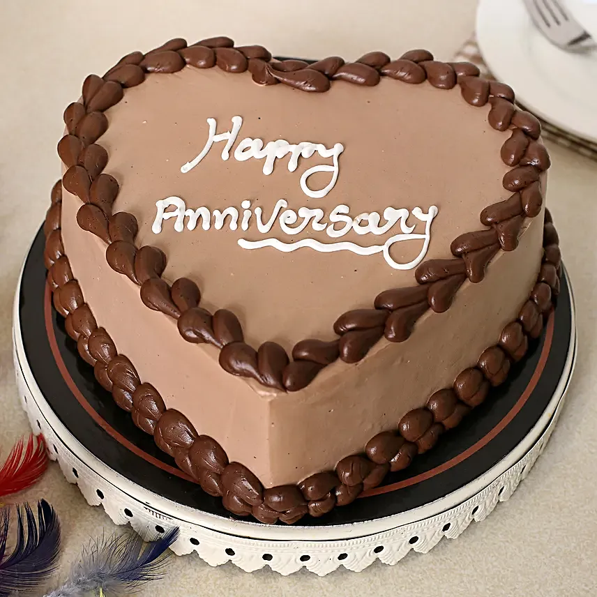 Buy Send Anniversary Special Chocolate Cake 1.5 Kg Online FNP