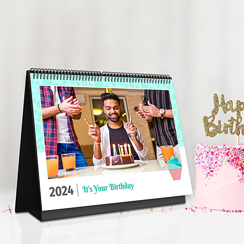 Buy/Send Personalised Happy Birthday Wishes Calendar Online Ferns N Petals