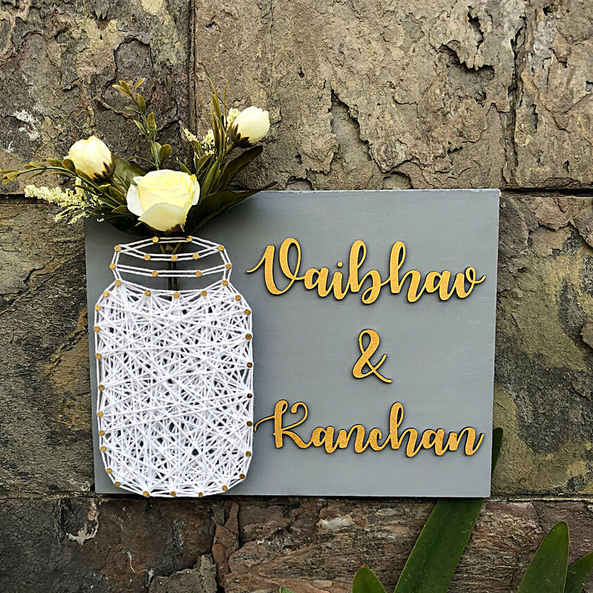 Mason Jar Nameplate