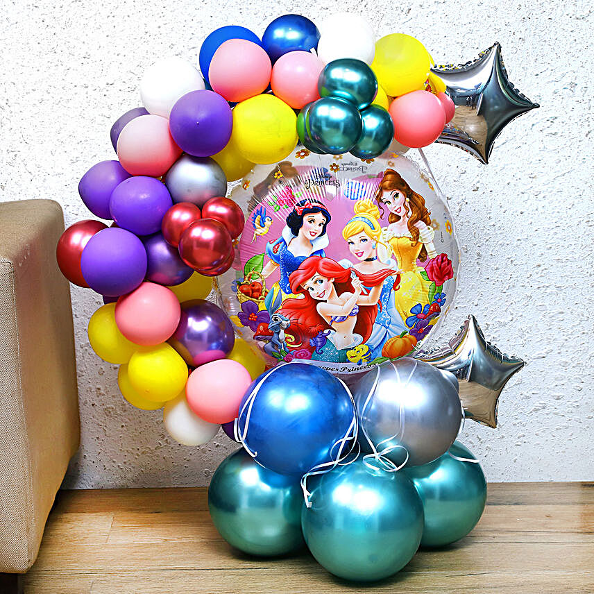 Disney Princess All Characters Balloon Arrangement