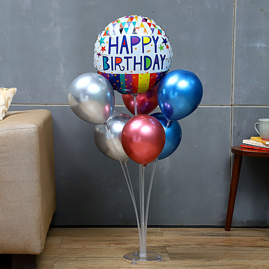 Colourful Birthday Balloon Bouquet:Playful Balloon Bouquets