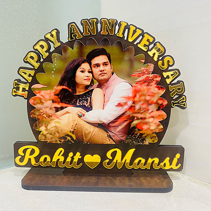 Personalised Happy Anniversary Table Top