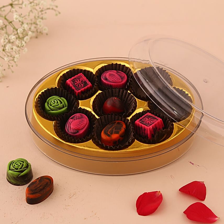 Assorted Flavourful Choco Truffle Box 9 Pcs