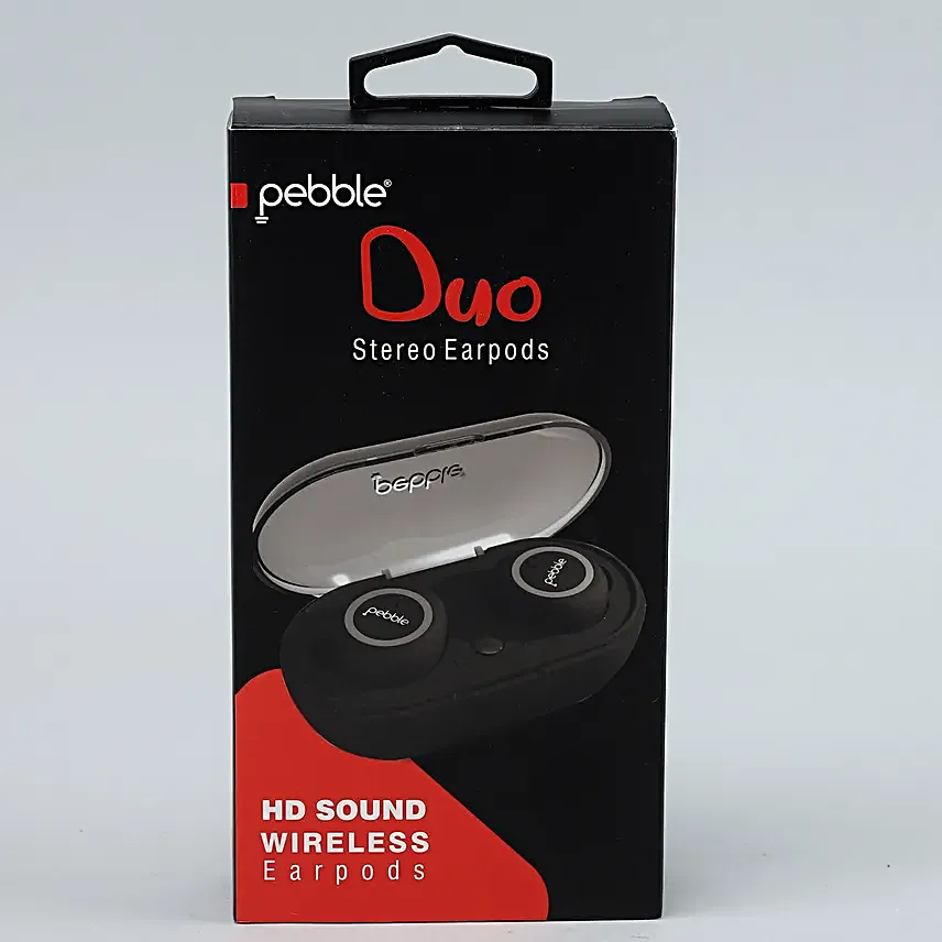 Buy Send Personalised Pebble Duo Wireless Earbuds Online FNP