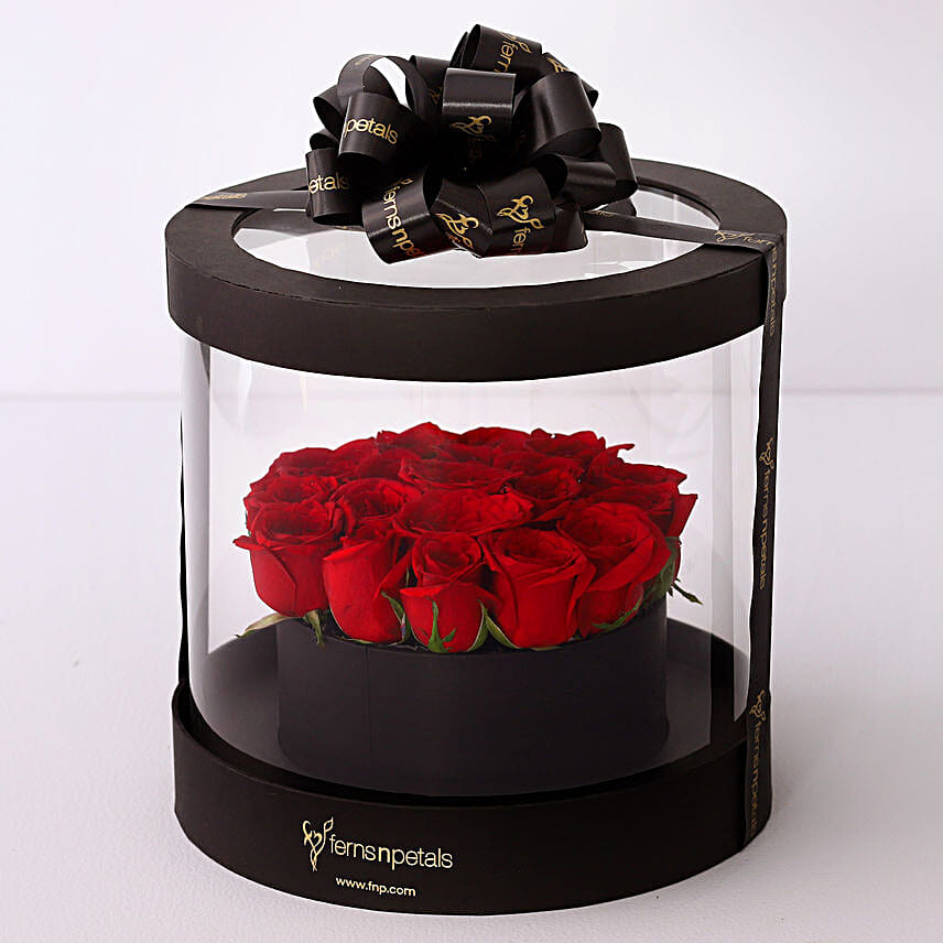 Forever Love Red Roses Premium Box