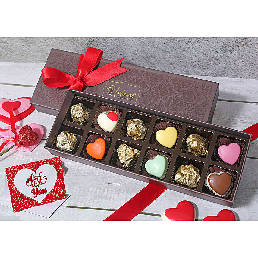Lovely Heart Chocolate Box