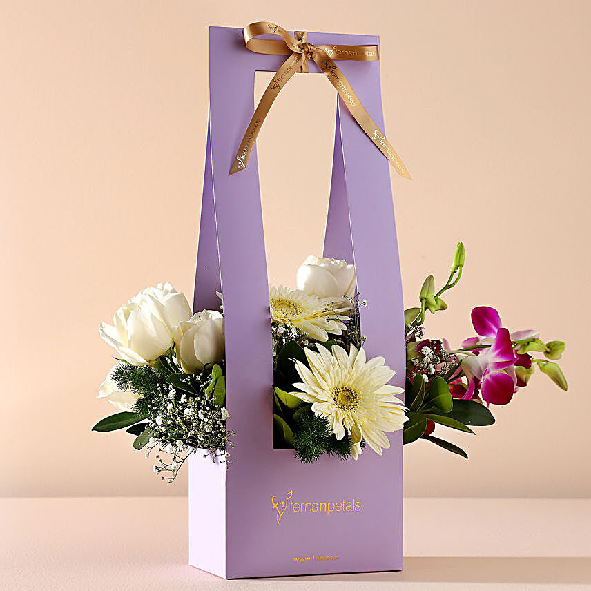 Mixed Floral Brilliance Gift:Flowers In Sleeve